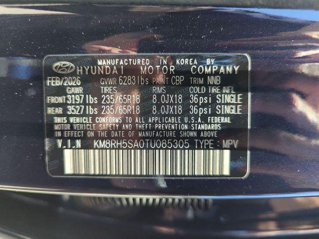 New 2026 Blue Hyundai Blue SEL Premium 8P image 16