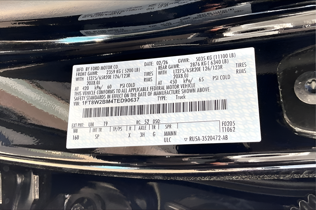 New 2026 Agate Black Metallic Ford King Ranch image 12
