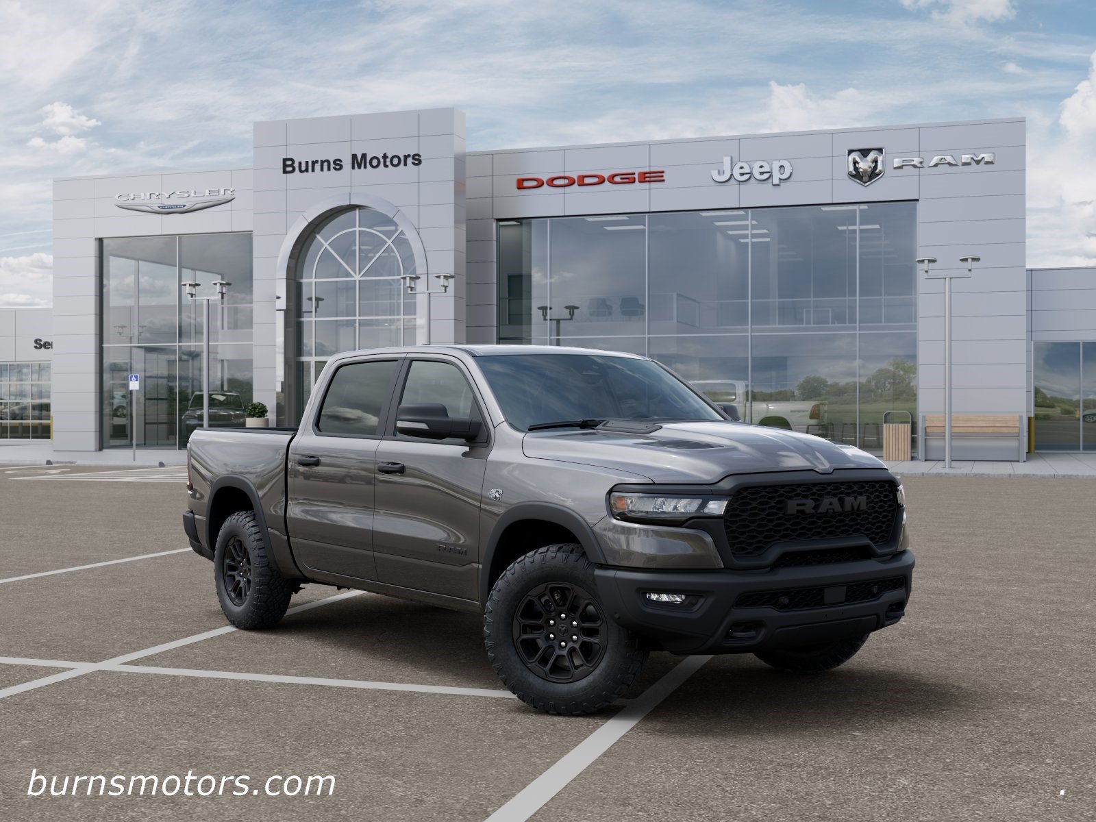 New 2026 Granite Crystal Metallic Clear-Coat Exterior Paint RAM Rebel image 5