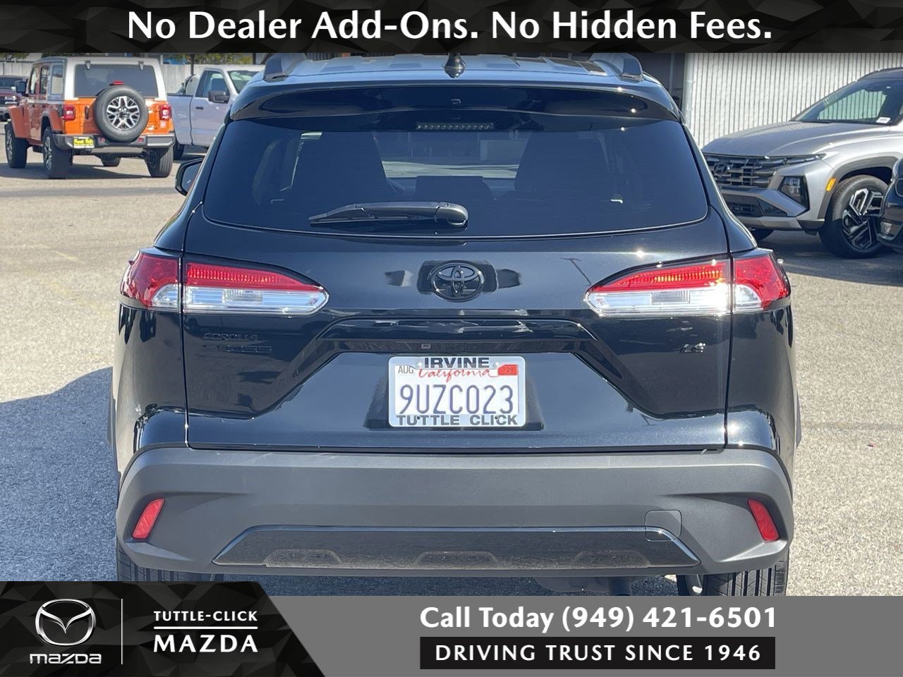 Used 2025 JET BLACK Toyota LE image 5