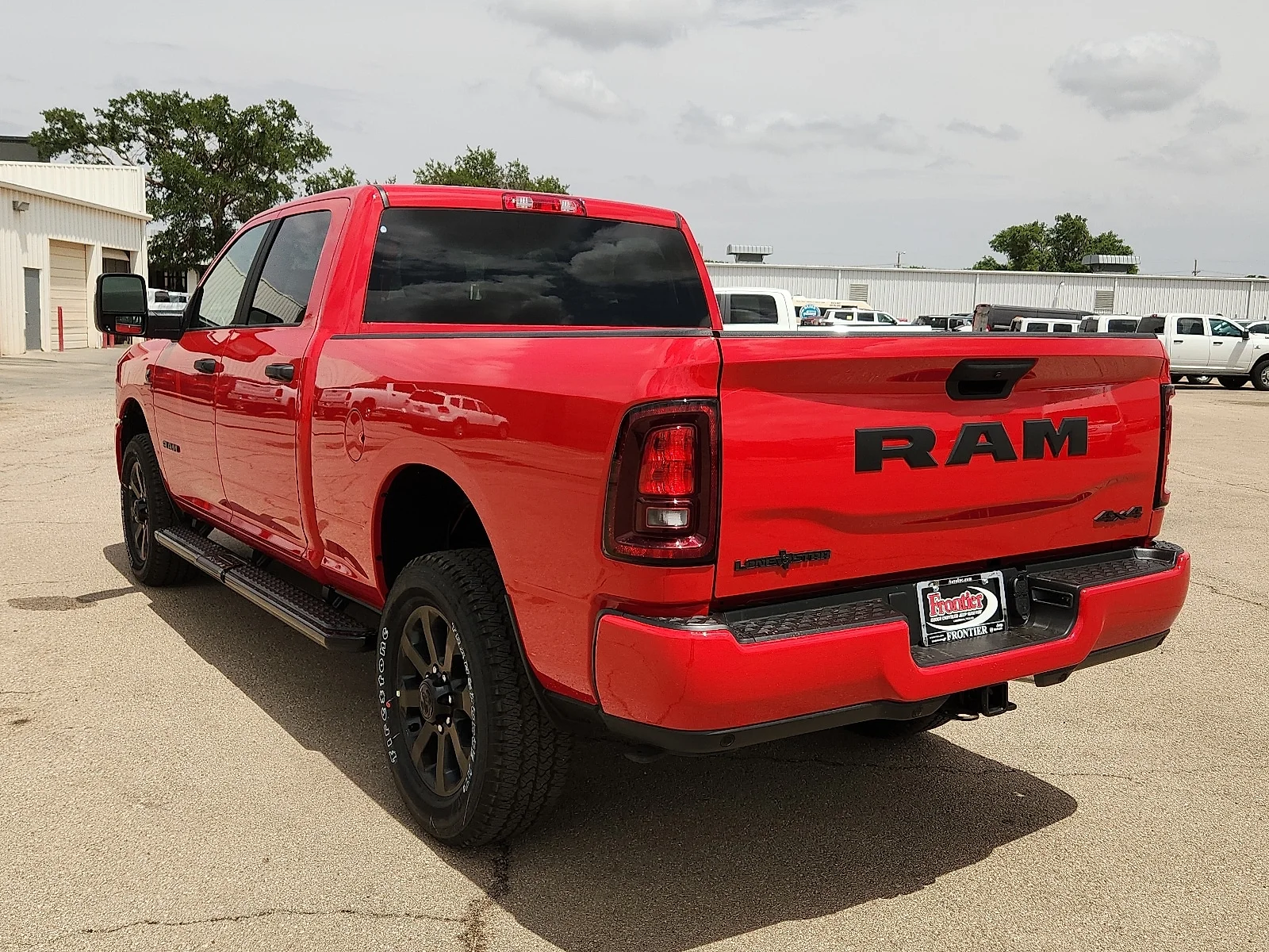 New 2026 Flame Red Clear-Coat  Paint Ram LONE STAR CREW CAB 4X4 6
