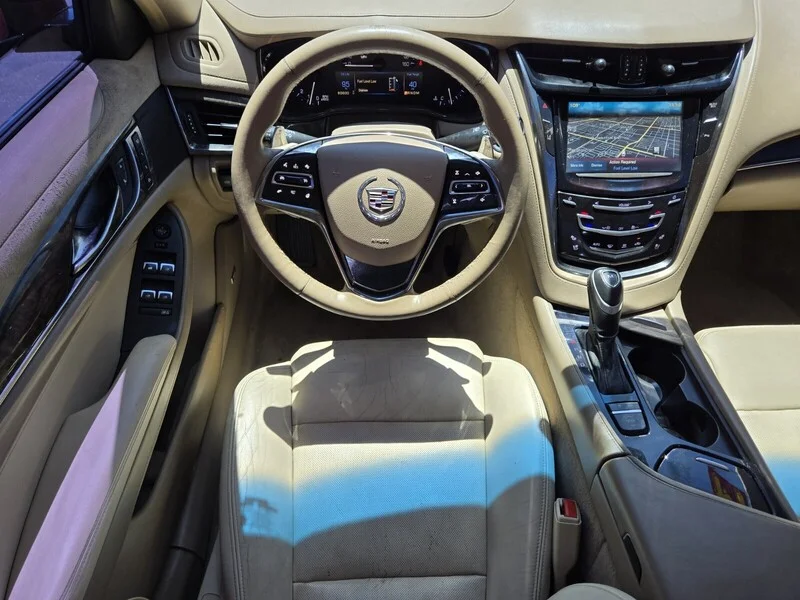 Used 2014 Red Obsession Tintcoat Cadillac Luxury RWD image 9
