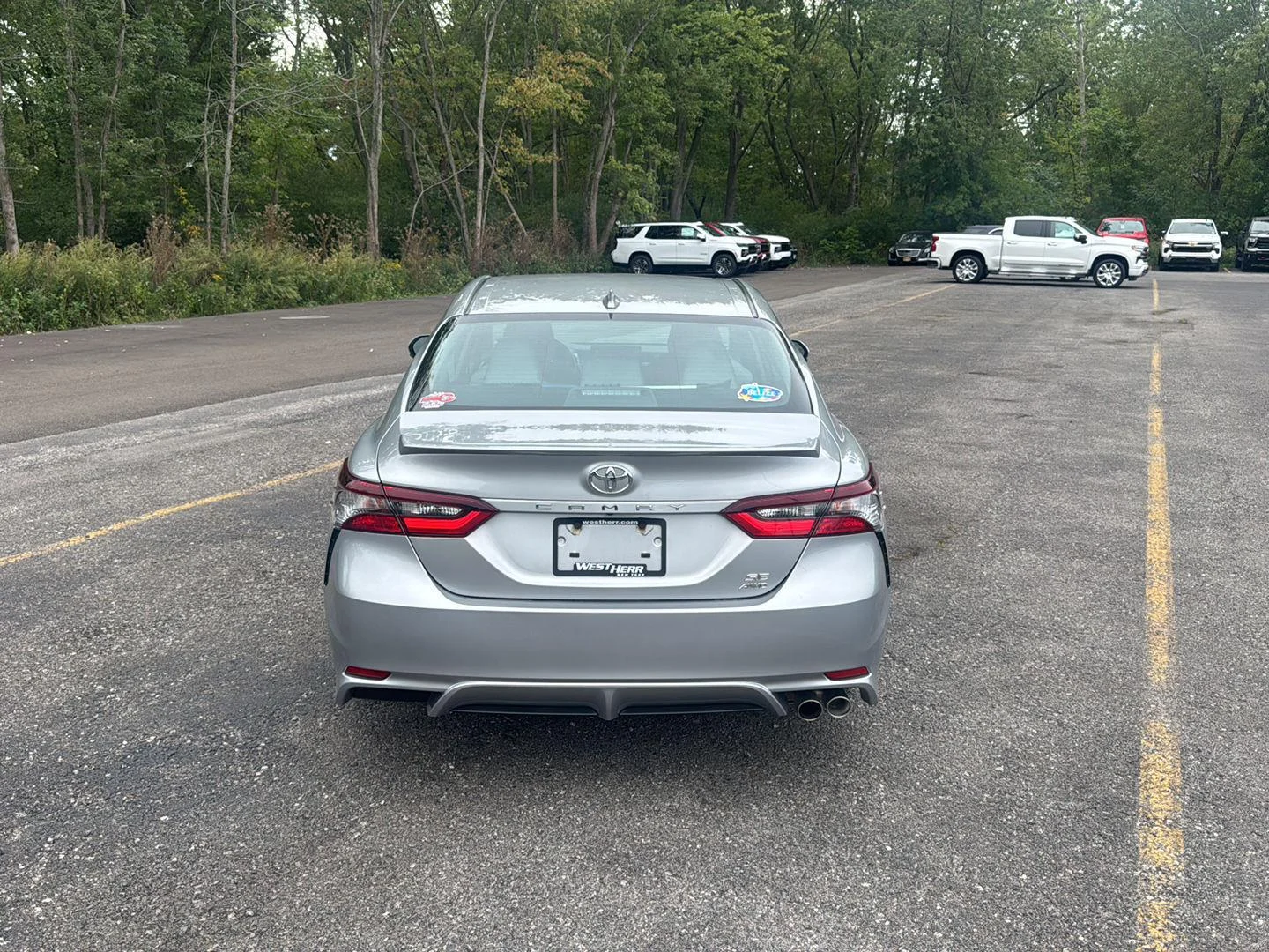 Used 2022 Celestial Silver Metallic Toyota SE image 10