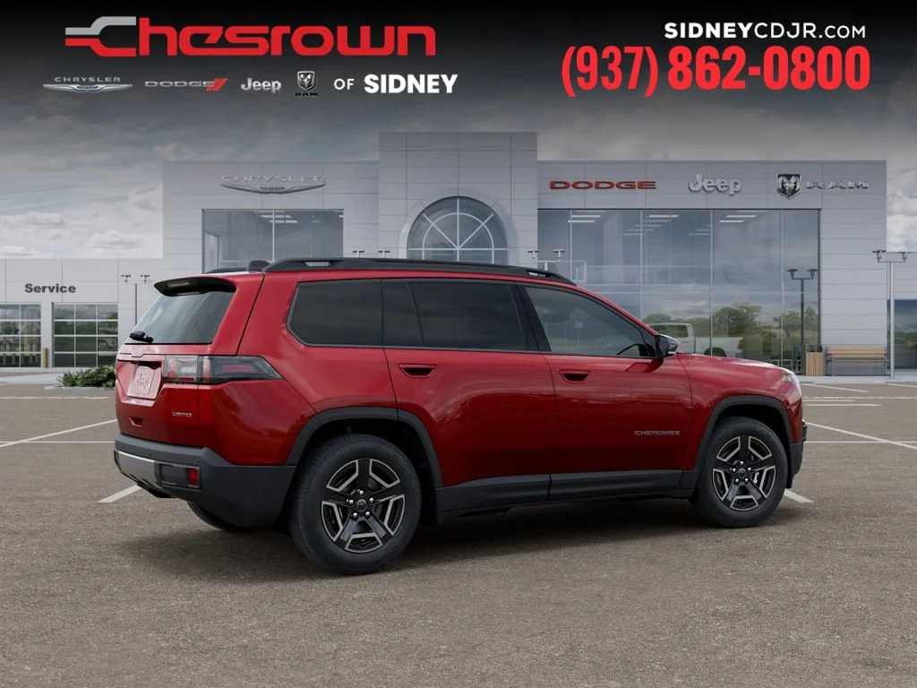 New 2026 Red Hot Pearl-Coat Exterior Paint Jeep Limited image 4