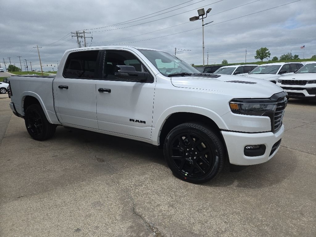 New 2026 Ivory White Tri-Coat Pearl-Coat Exterior Paint RAM Laramie image 14