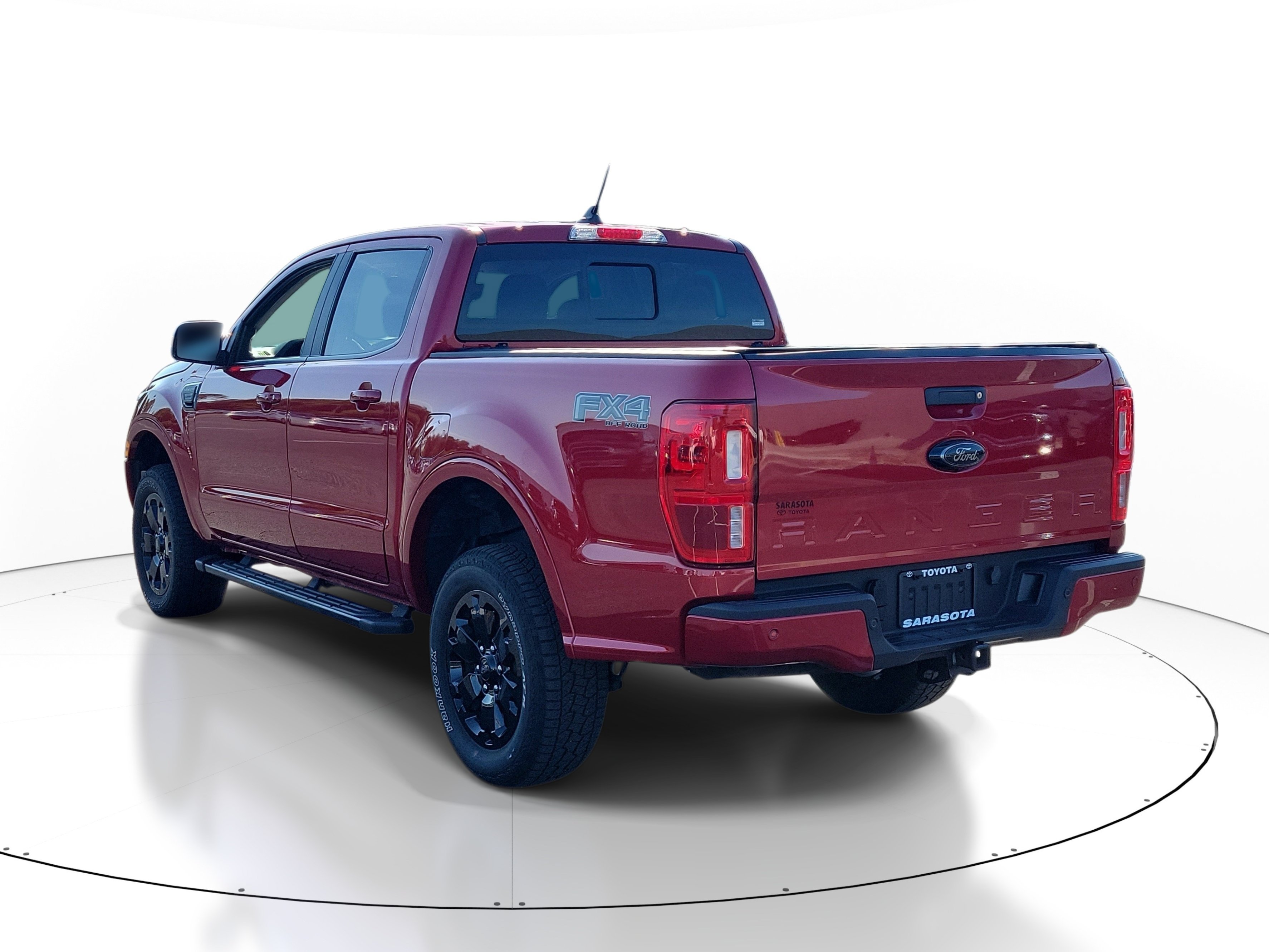 Used 2021 Red Metallic Ford Lariat image 3