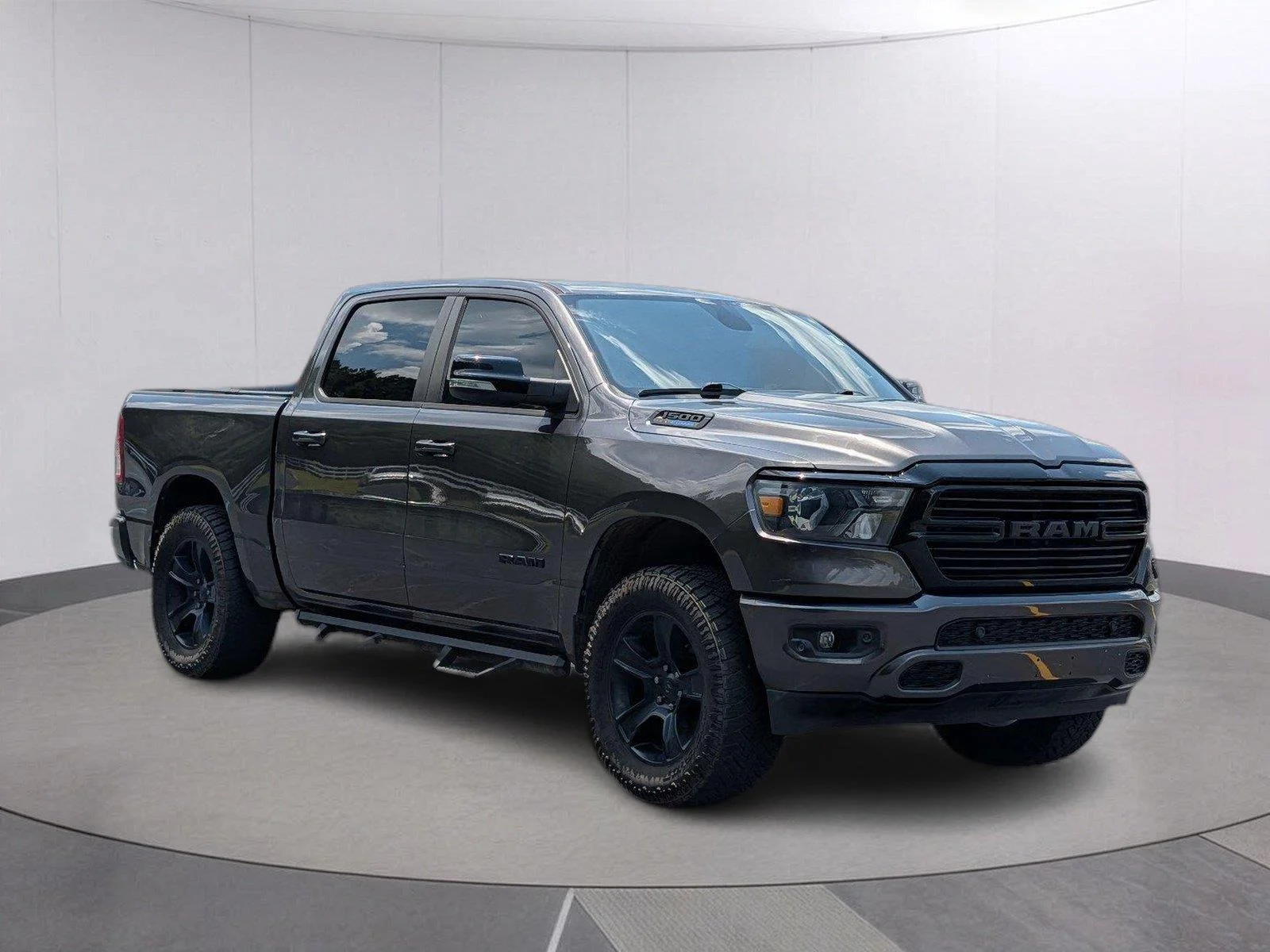 Used 2021 Granite Crystal Metallic Clearcoat Ram Big Horn image 8