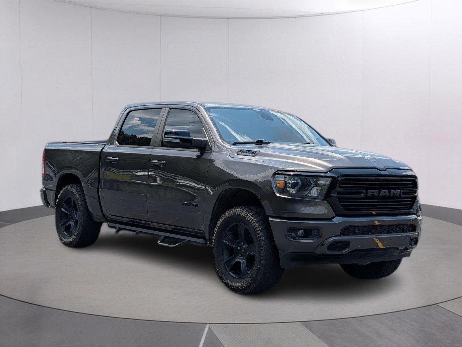 Used 2021 Granite Crystal Metallic Clearcoat Ram Big Horn image 8