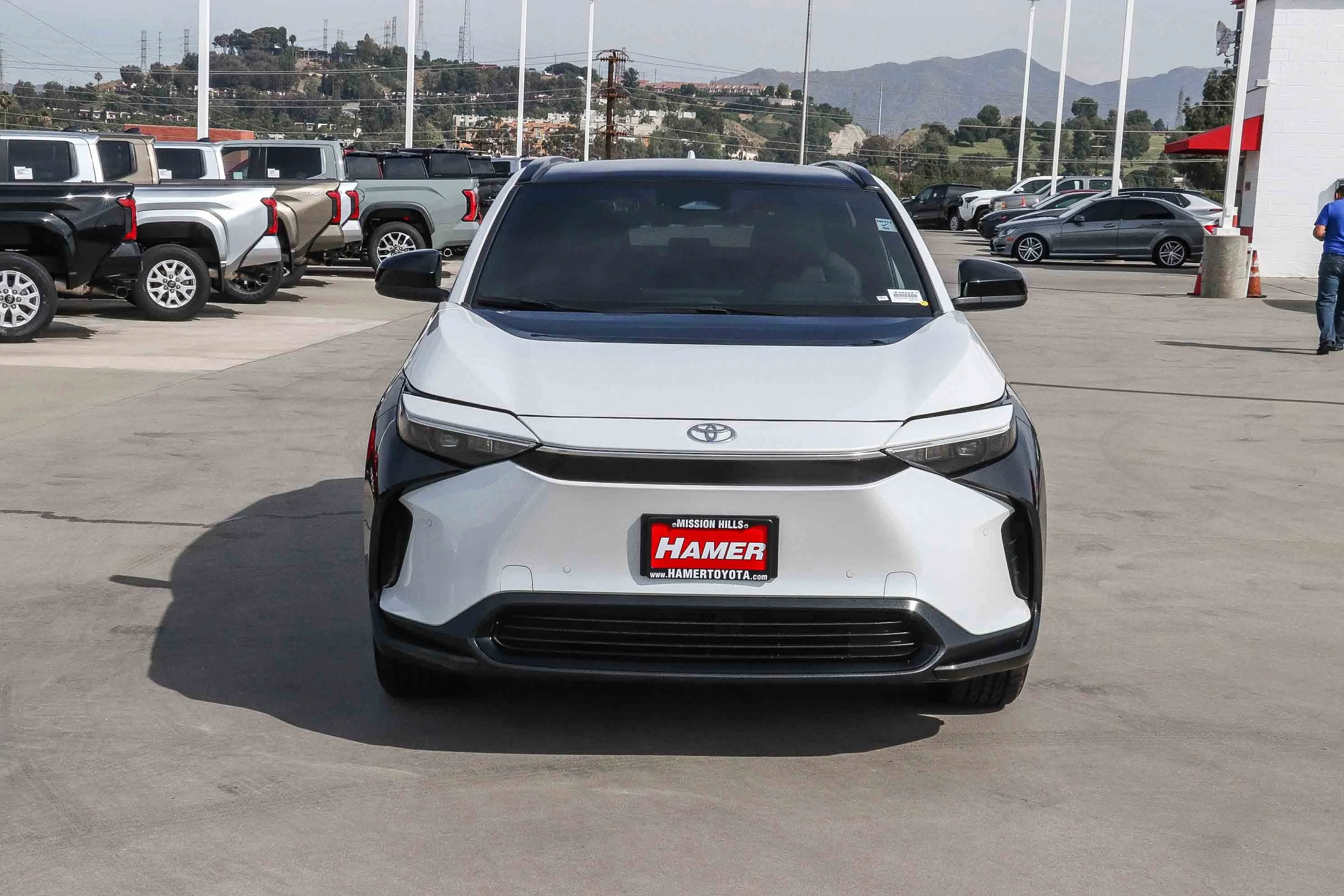 Certified 2024 Toyota bZ4X XLE with VIN JTMAAAAA8RA034970 for sale in Los Angeles, CA