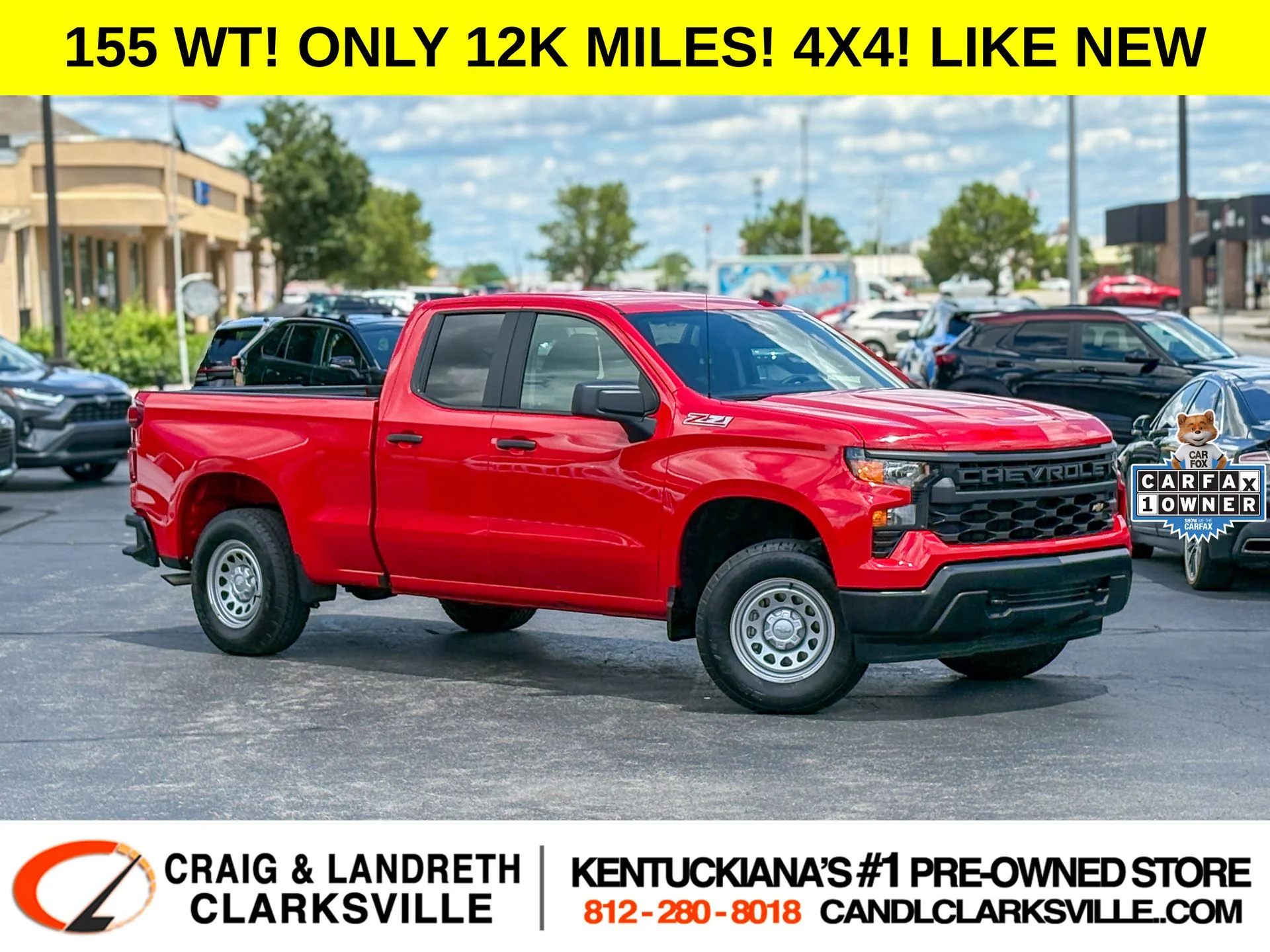Used 2025 Red Chevrolet WT image 1