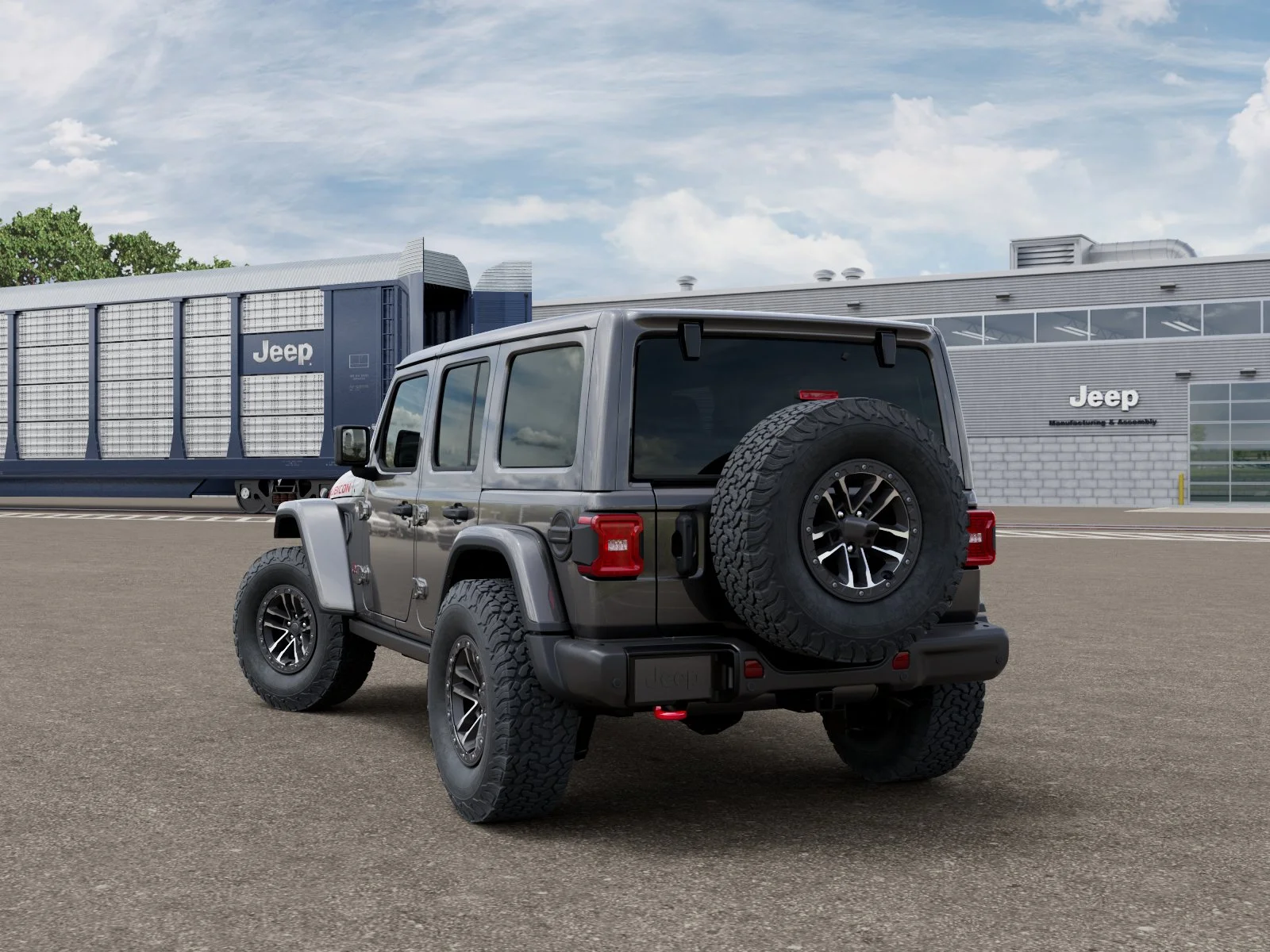 New 2026 Granite Crystal Metallic Clear-Coat Exterior Paint Jeep  image 3