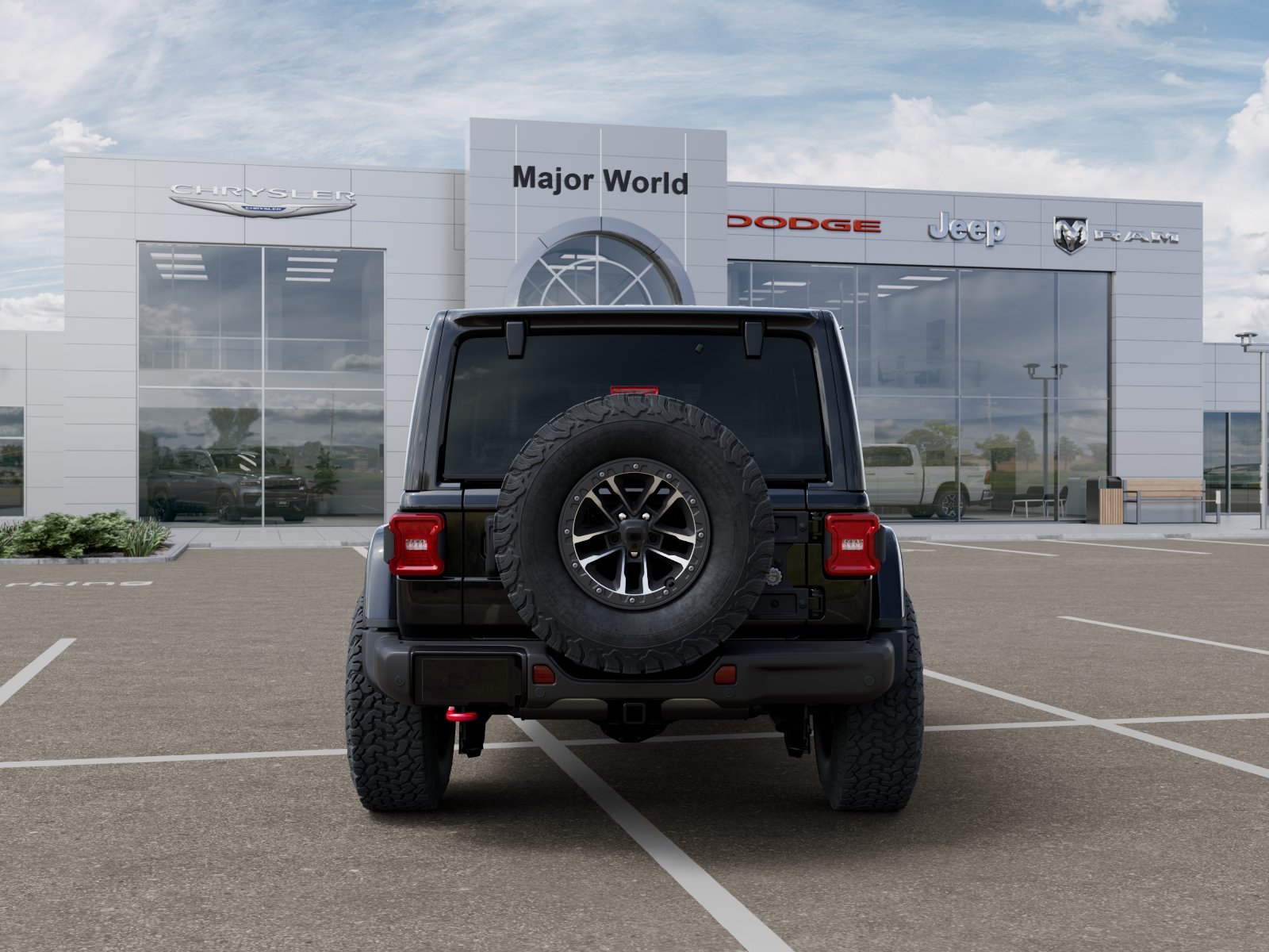 New 2026 Black Clear-Coat Exterior Paint Jeep Rubicon image 46