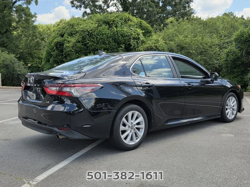 Used 2022 Midnight Black Metallic TOYOTA LE AUTO image 5