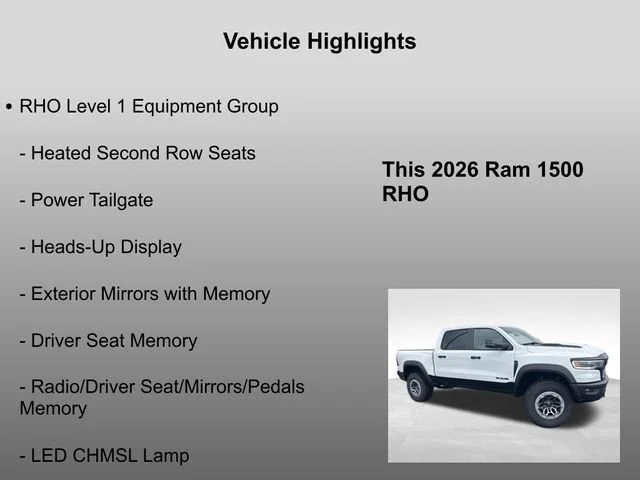 New 2026 Bright White Clear-Coat Exterior Paint RAM RHO image 35