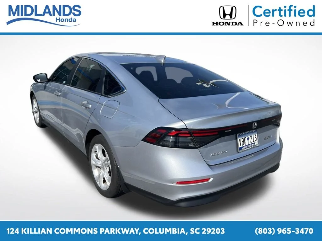 Certified Used 2024 Solar Silver Metallic Honda LX image 2