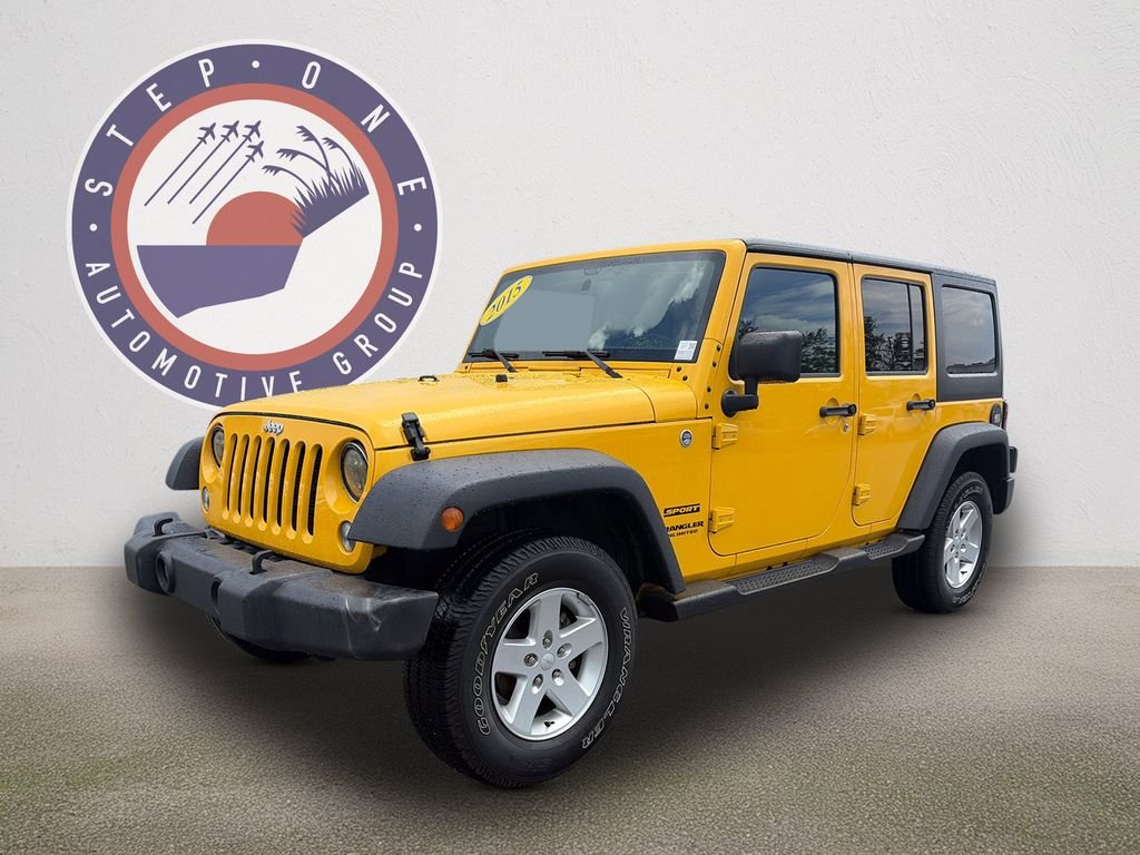 Used 2015 Jeep Wrangler Unlimited Sport with VIN 1C4BJWDGXFL566609 for sale in Crestview, FL