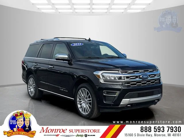 Certified Used 2022 Black Ford Platinum image 1
