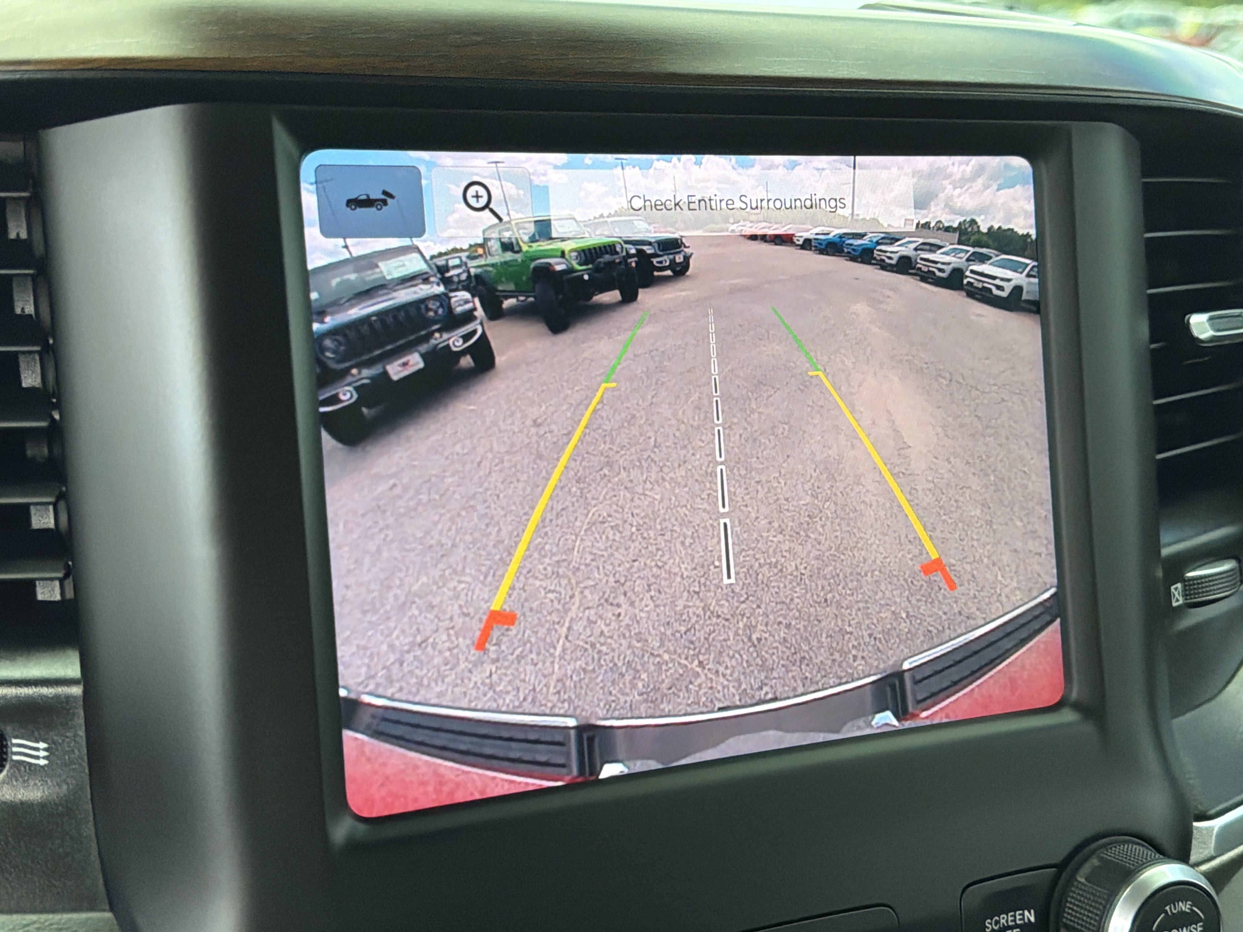 Used 2022 Flame Red Clearcoat Ram Laramie image 29