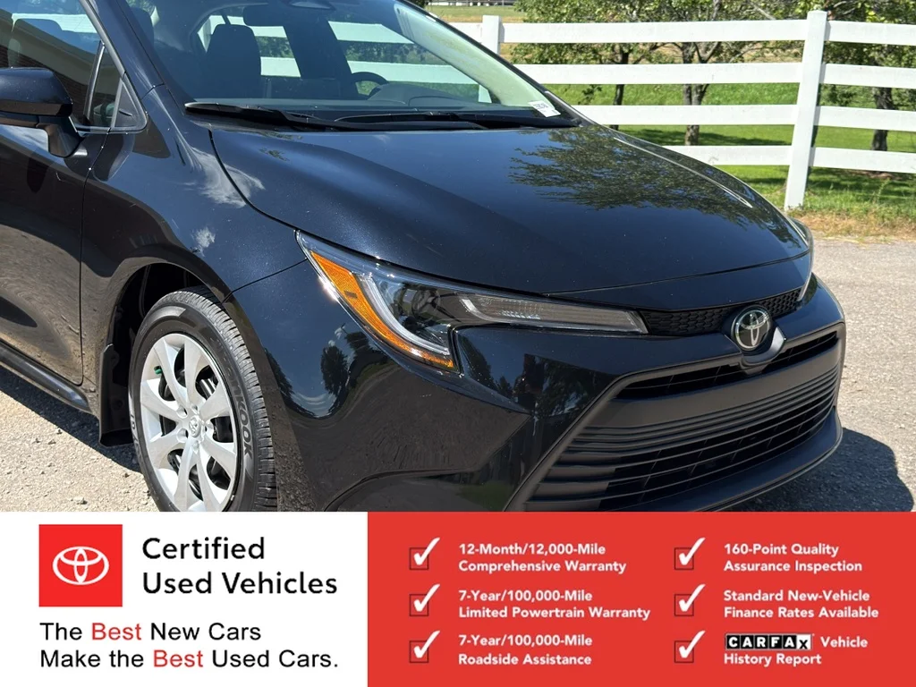 Certified Used 2026 Midnight Black Metallic Toyota LE image 9