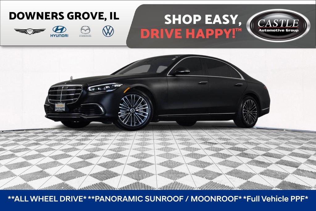 Used 2022 Black Mercedes-Benz S 580 image 1