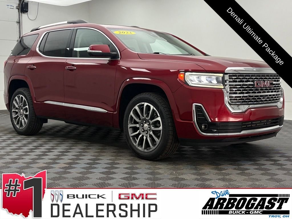 Used 2022 Cayenne Red Tintcoat GMC Denali image 1