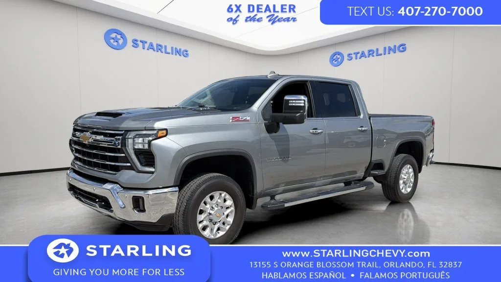 Used 2024 Sterling Gray Metallic Chevrolet LTZ image 1