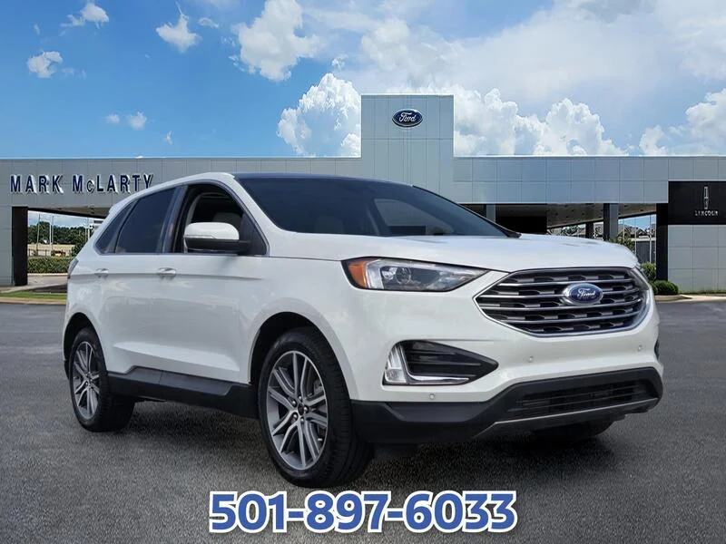 Used 2023 White Metallic FORD TITANIUM AWD image 7