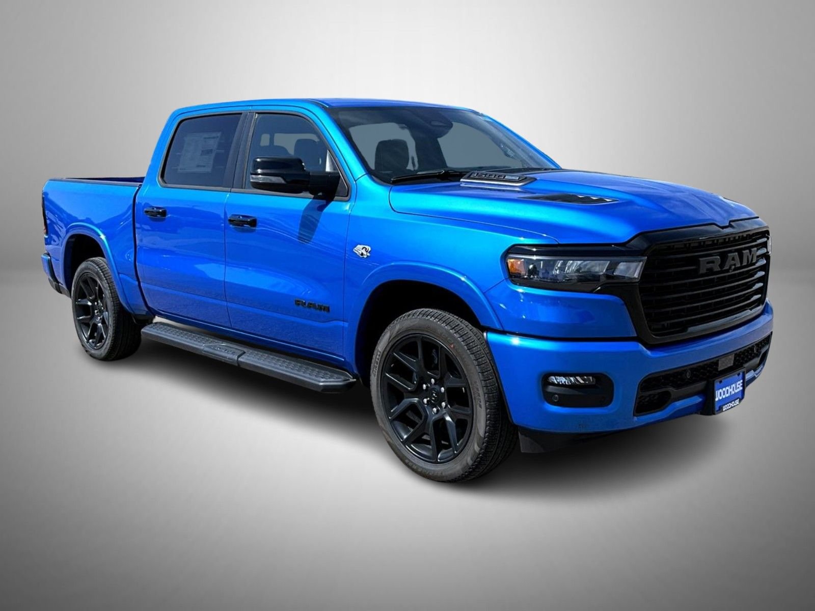 New 2026 Hydro Blue Pearl-Coat Exterior Paint RAM Laramie image 3