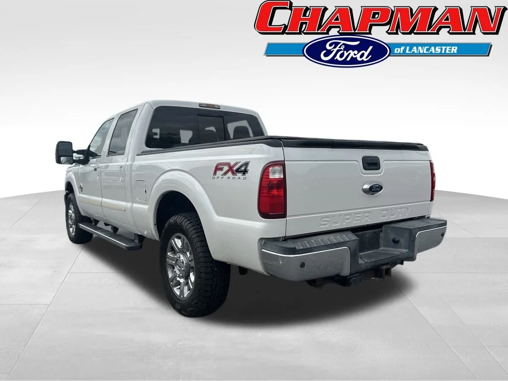 Used 2016 White Platinum Clearcoat Metallic Ford Lariat image 3