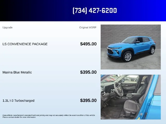 Used 2026 Marina Blue Metallic Chevrolet LS image 5
