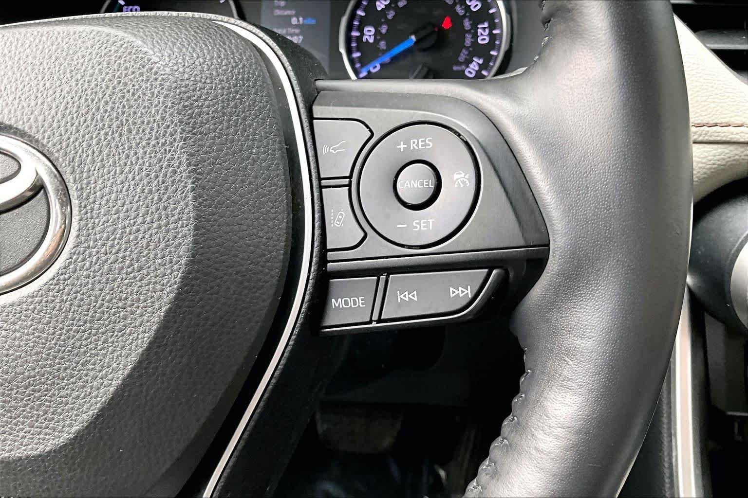 Used 2019 Blue Flame Toyota Hybrid XLE image 24