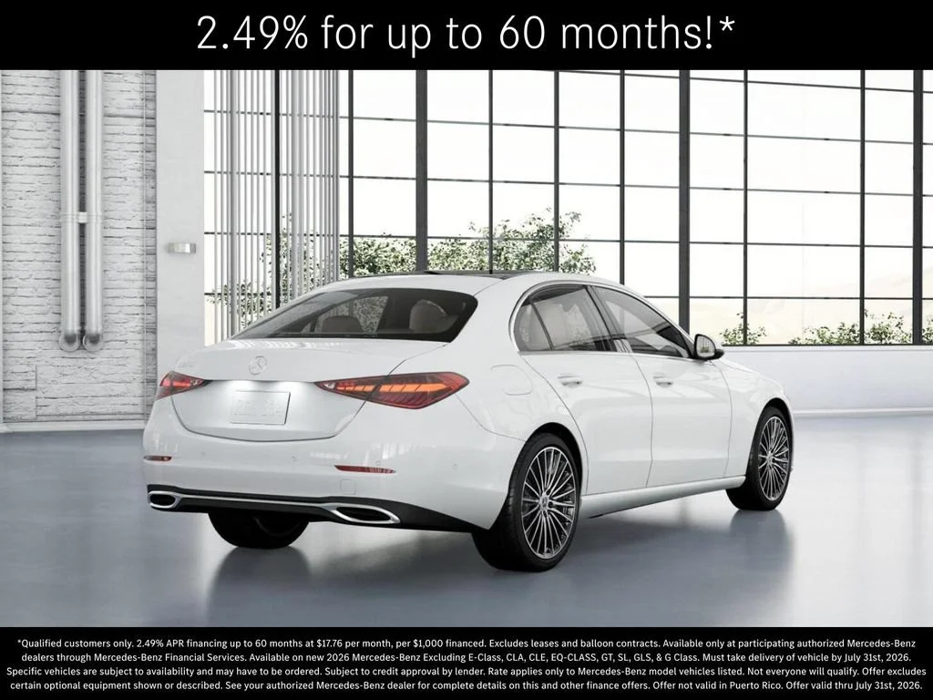 New 2026 Polar White Mercedes-Benz C 300 image 64