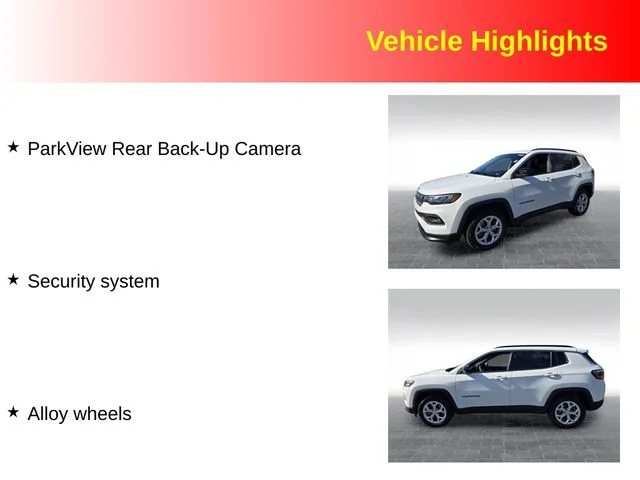Used 2024 White Jeep Latitude image 3