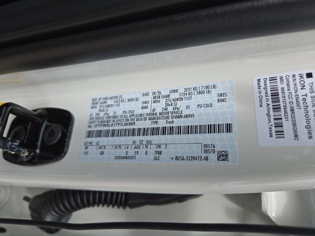 New 2026 White Ford Lariat image 26