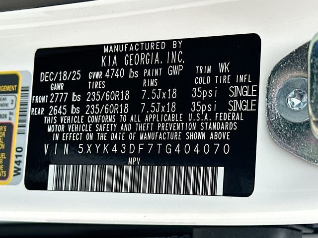 Used 2026 Glacial White Pearl Kia SX image 34