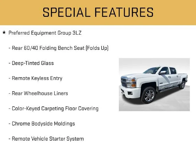 Used 2015 SUMMIT WHITE Chevrolet High Country image 12