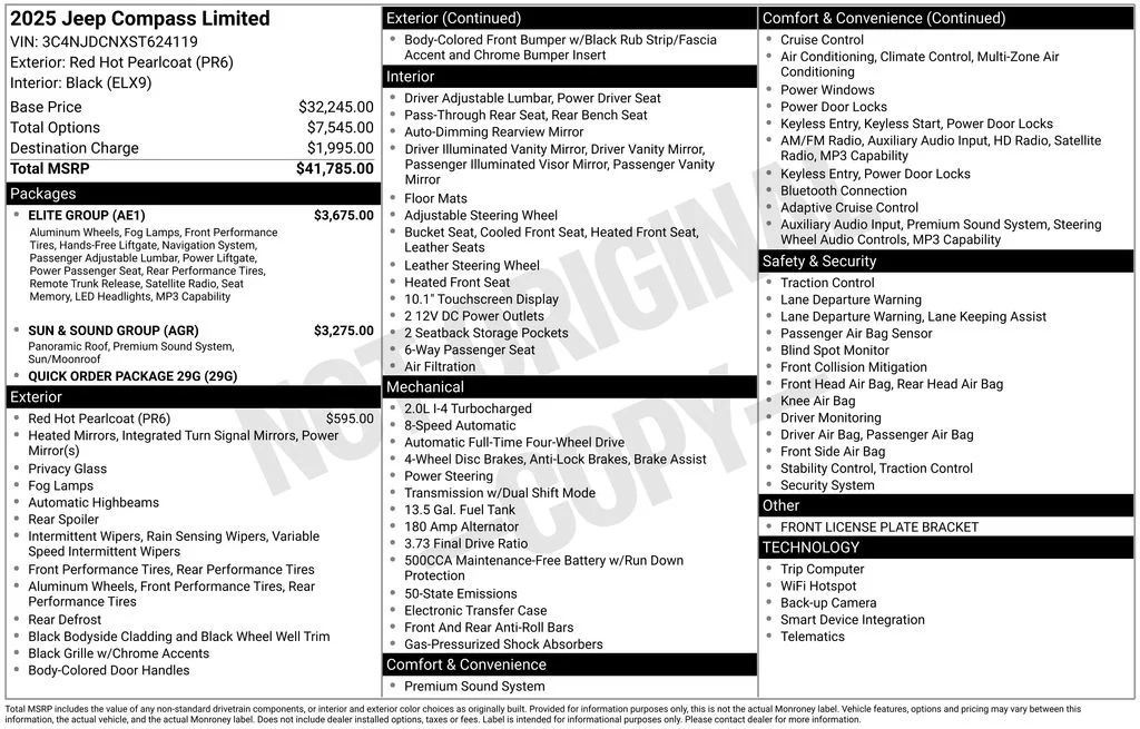 Used 2025 Red Jeep Limited image 8
