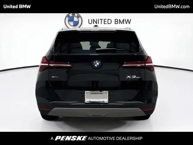 New 2026 Black Sapphire Metallic BMW X3 30 image 6