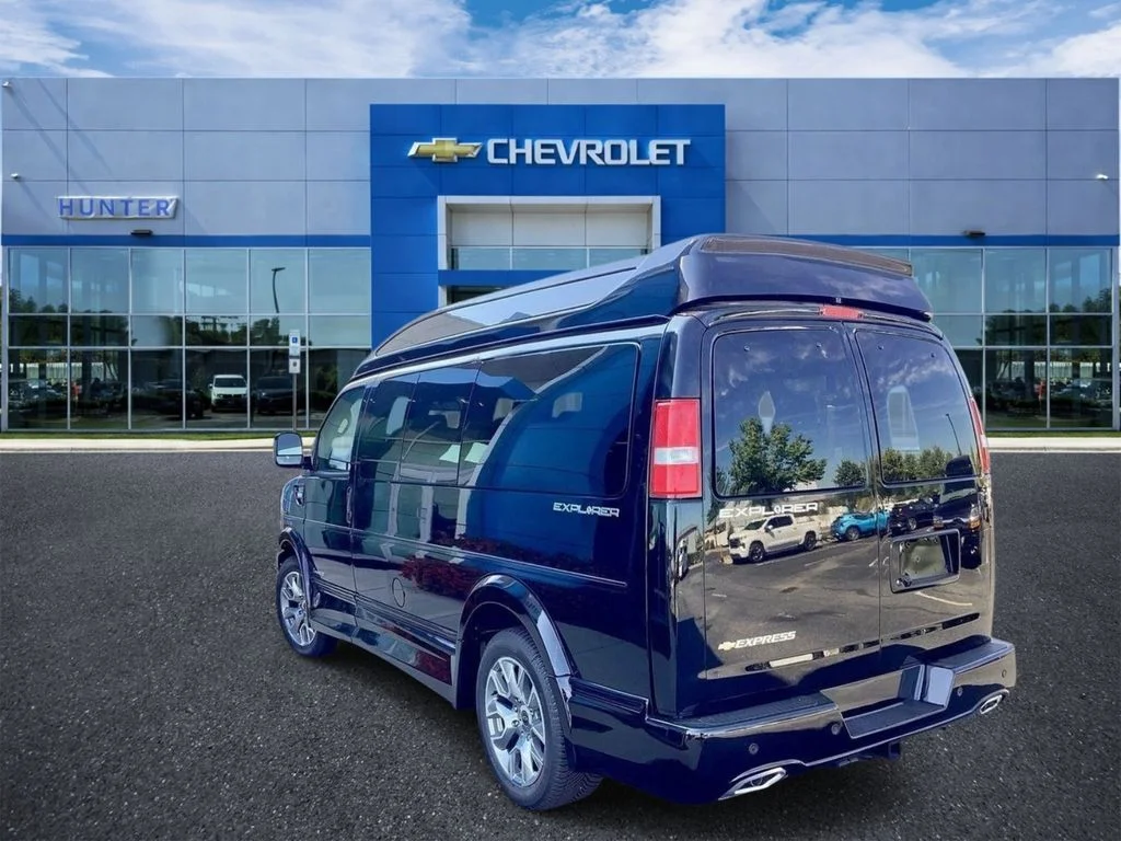 New 2025 Black Chevrolet Work Van image 3