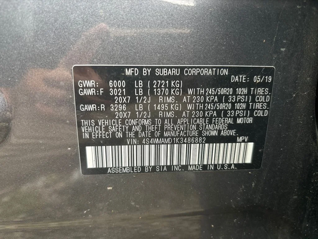 Used 2019 Gray Subaru Limited image 45