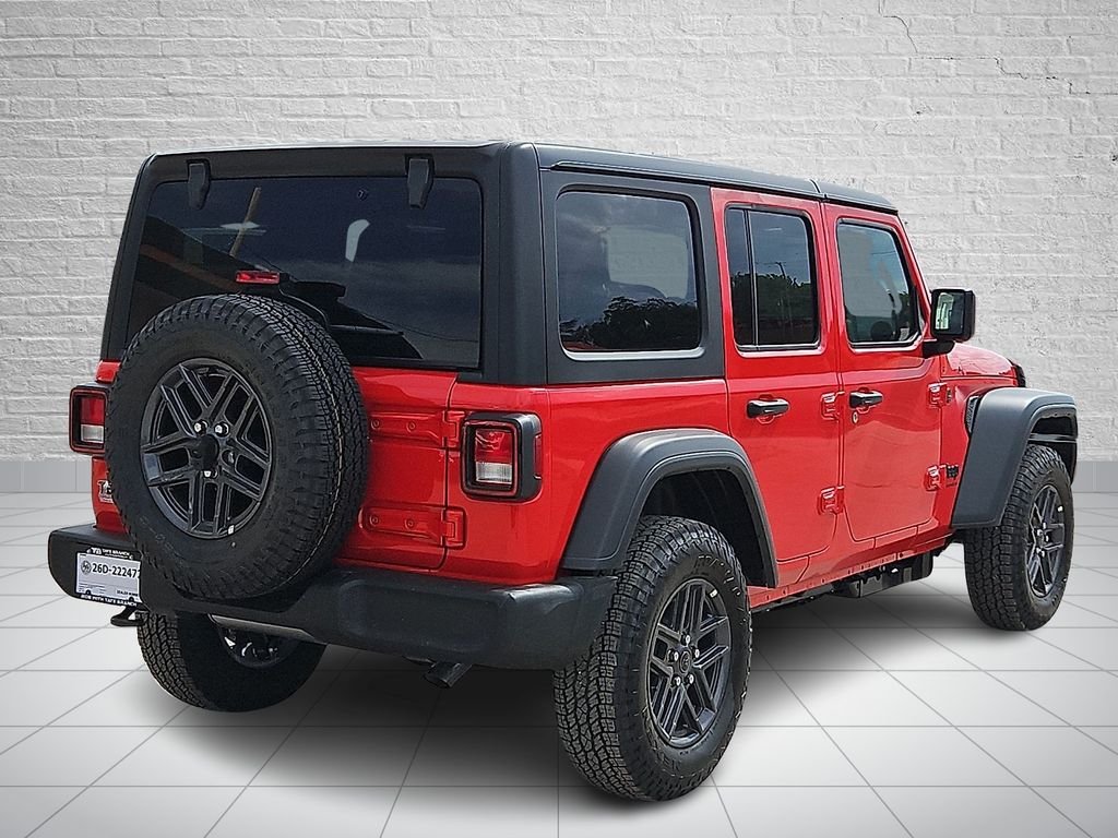 New 2026 Firecracker Red Clear-Coat Exterior Paint Jeep Sport S image 4