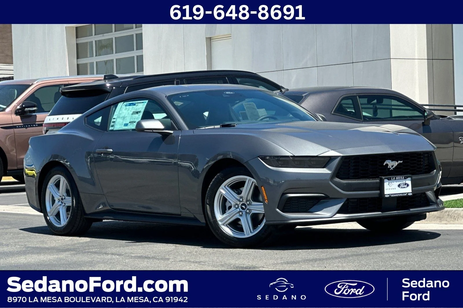New 2026 Carbonized Gray Metallic Ford EcoBoost® Premium Fastback image 1