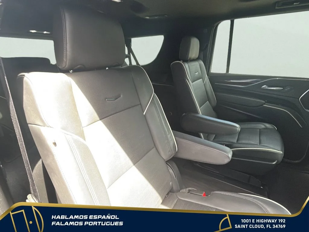 Used 2024 Galactic Gray Metallic Cadillac Premium Luxury image 27