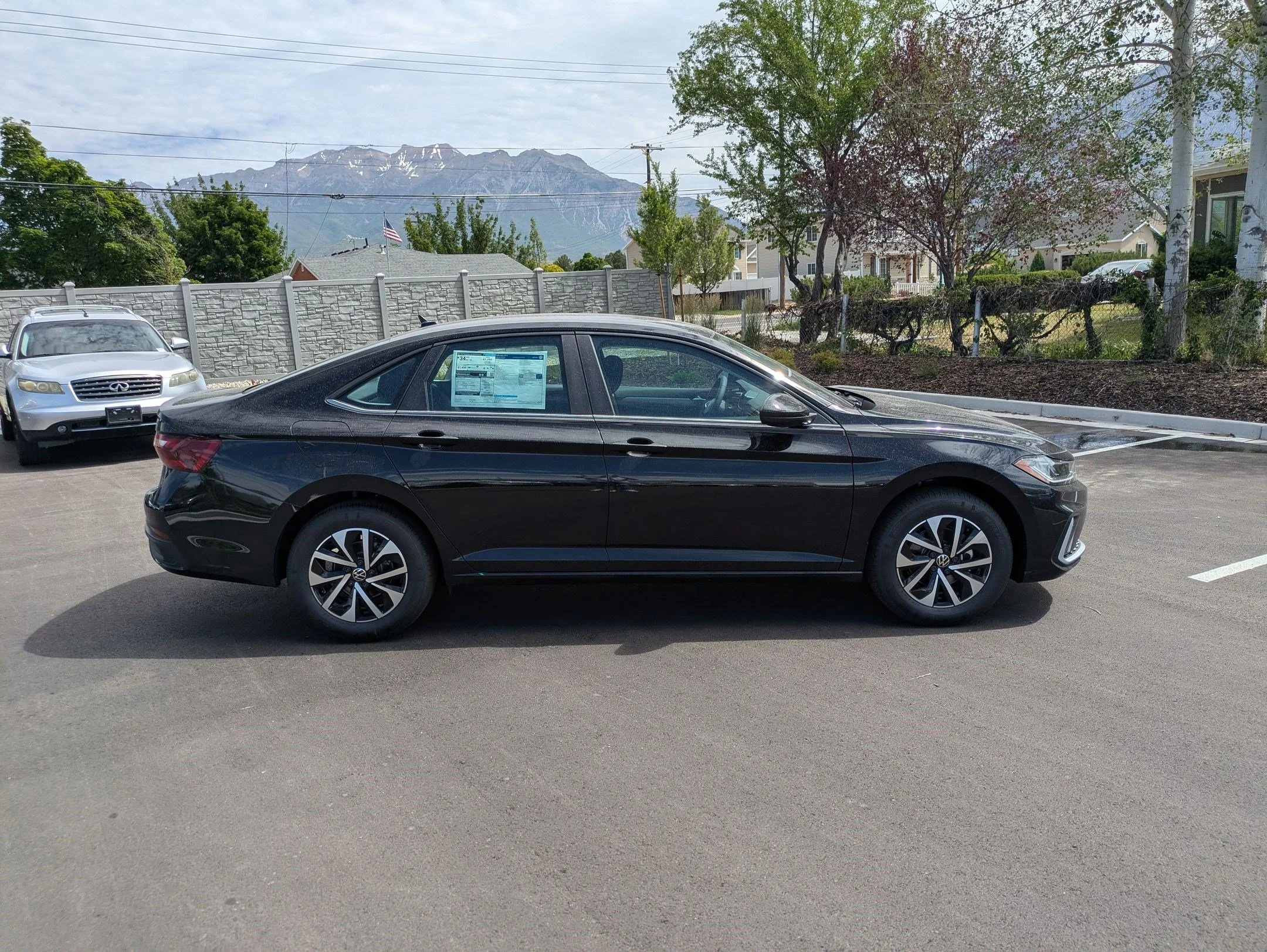 New 2026 Deep Black Pearl Volkswagen S image 2