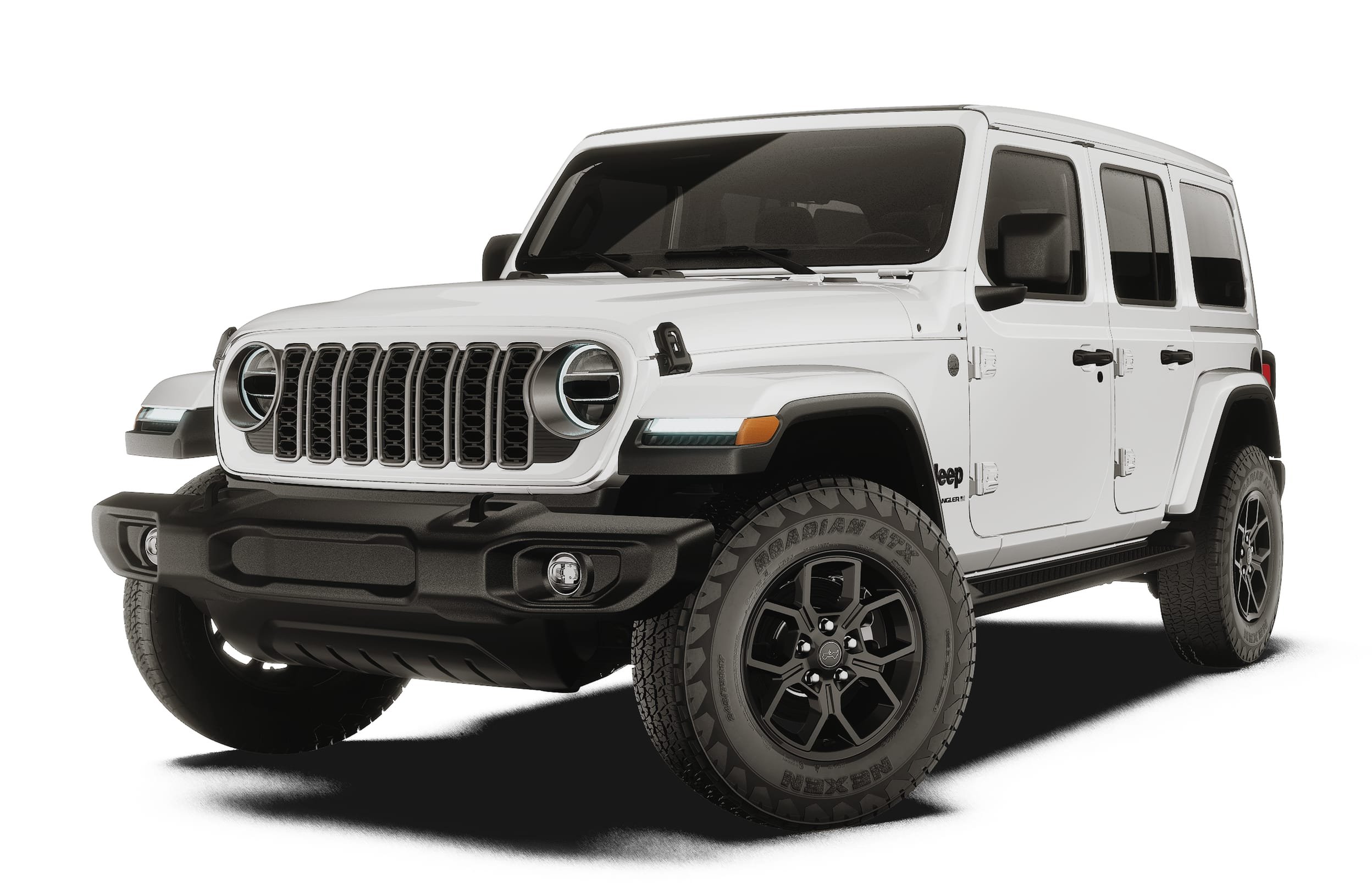 New 2027 Bright White Clear-Coat Paint Jeep  image 1