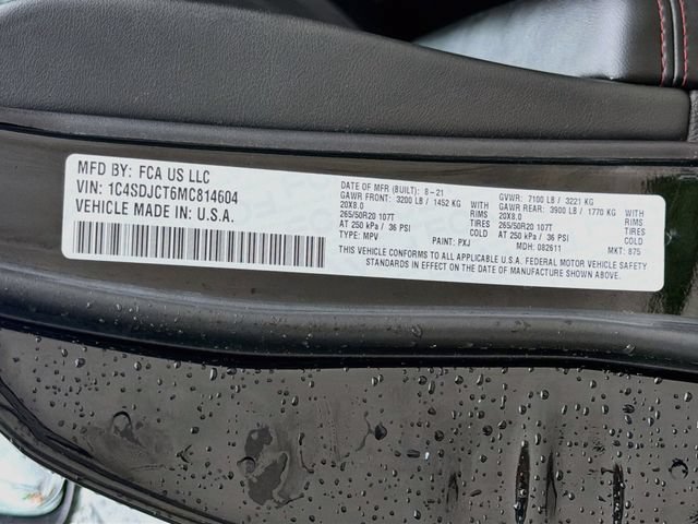 Used 2021 DB Black Clearcoat Dodge R/T image 45
