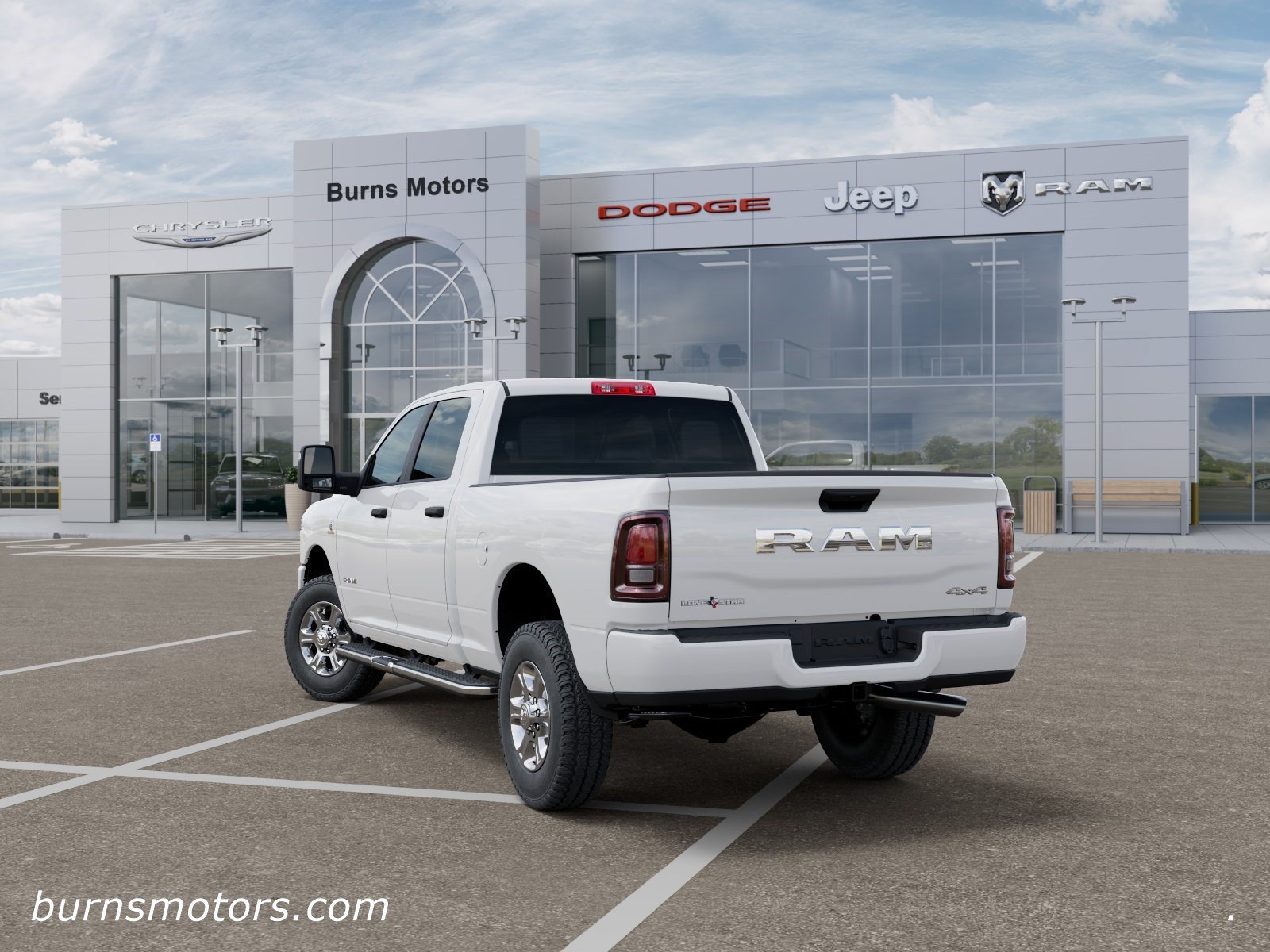 New 2026 Bright White Clear-Coat Exterior Paint RAM Lone Star image 3