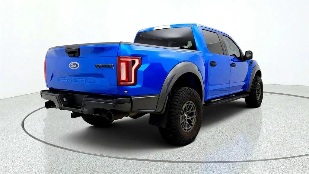 Used 2019 Velocity Blue Metallic Ford Raptor 4WD SuperCrew 5.5