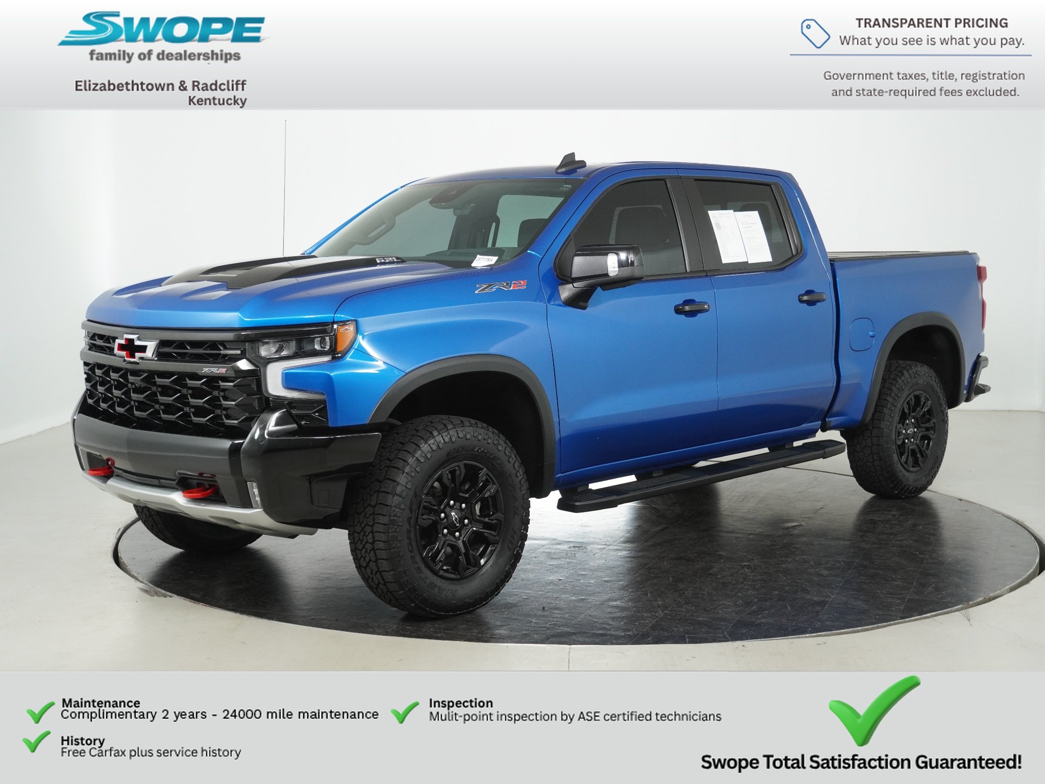 Used 2022 Glacier Blue Metallic Chevrolet ZR2 image 7