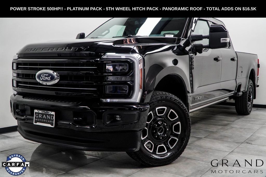 Used 2025 Black Ford Platinum image 1